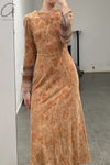 mame kurogouchi velvet jacquard dress MM22SS JS005